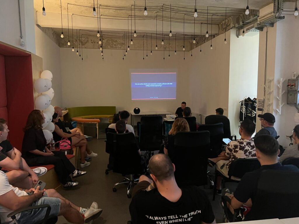 Entrepreneurs and developers are analysing AI projects. . 